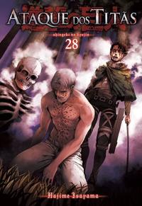 Capa do livro Ataque dos Titãs - Vol. 28, de Hajime Isayama