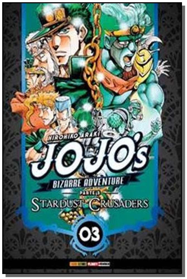 Capa do livro Jojos Bizarre Adventure 3 - Vol. 03: Stardust, de Hirohiko Araki