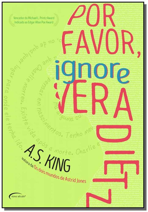 Capa do livro Por Favor Ignore Vera Dietz, de A. S. King