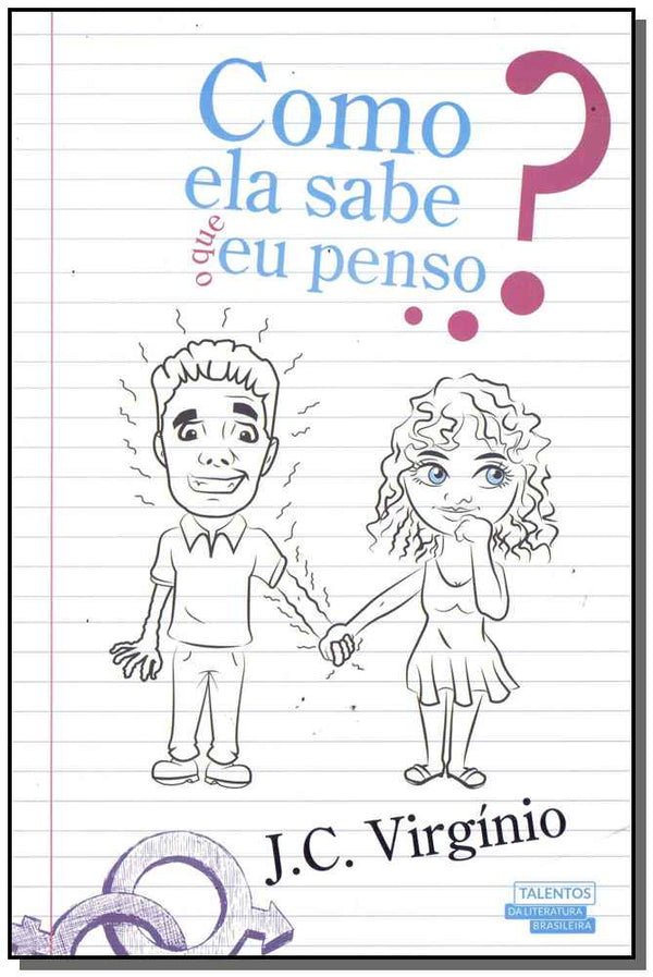 Capa do livro Como Ela Sabe o que Eu Penso?, de J. C. Virginio