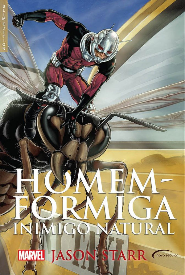 Capa do livro Homem-Formiga - Inimigo Natural - Slim Edition Capa Dura, de Jason Starr