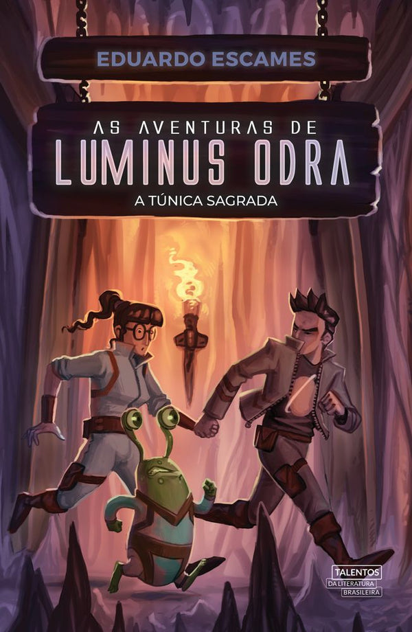 Capa do livro As Aventuras de Luminus Odra, de Eduardo Escames