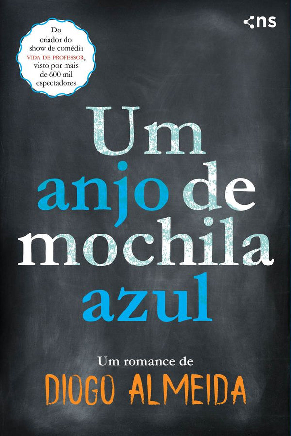Capa do livro Um Anjo de Mochila Azul, de Diogo Almeida