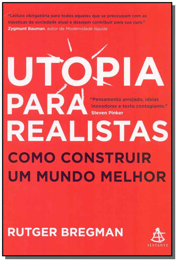 Capa do livro Utopia para Realistas, de Rutger Bregman