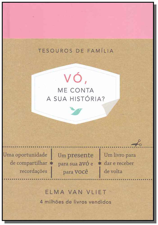 Capa do livro Vó Me Conta a Sua História?, de Elma Van Vliet