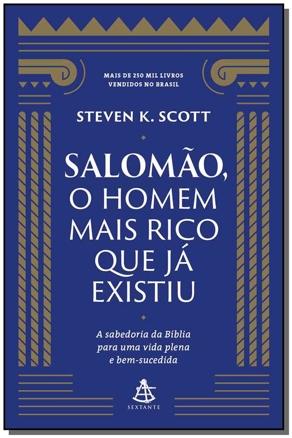 Capa do livro Salomão, o Homem Mais Rico que Já Existiu, de Steven K. Scott