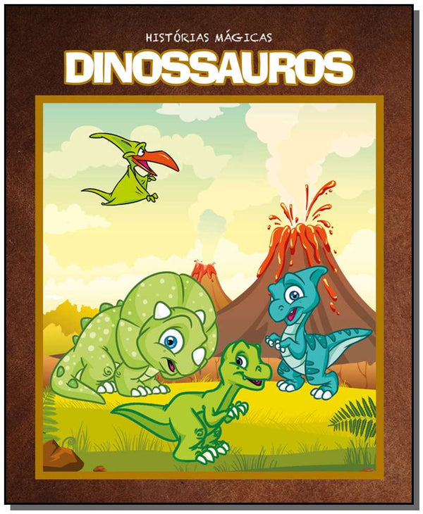 Capa do livro Dinossauros Histórias Mágicas, de Editora On-Line