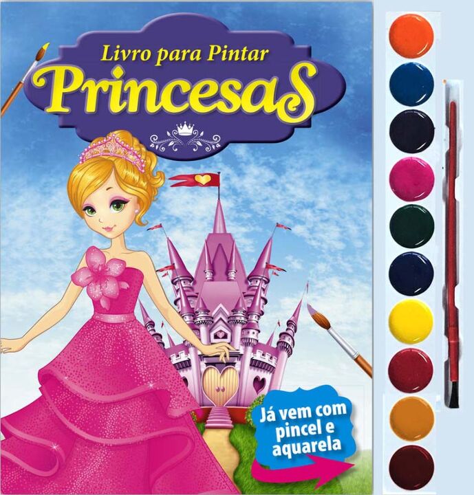 Princesas - Livro para Pintar