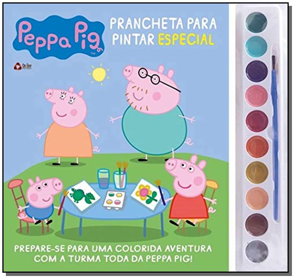 Peppa Pig Prancheta para Pintar Especial