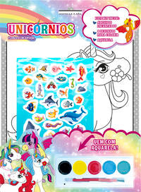 Capa do livro Floresta Encantada Colorindo com Adesivos, de Editora On-Line