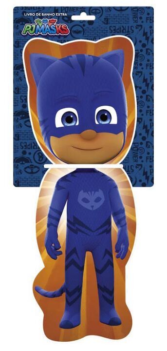 Capa do livro Pj Mask Menino Gato - Livro de Banho, de Editora On-Line
