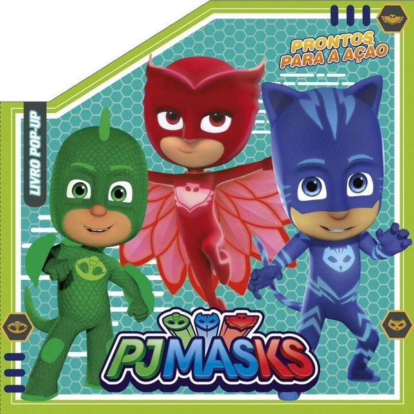 Capa do livro Pj Mask - Livro Pop Up, de Editora On-Line