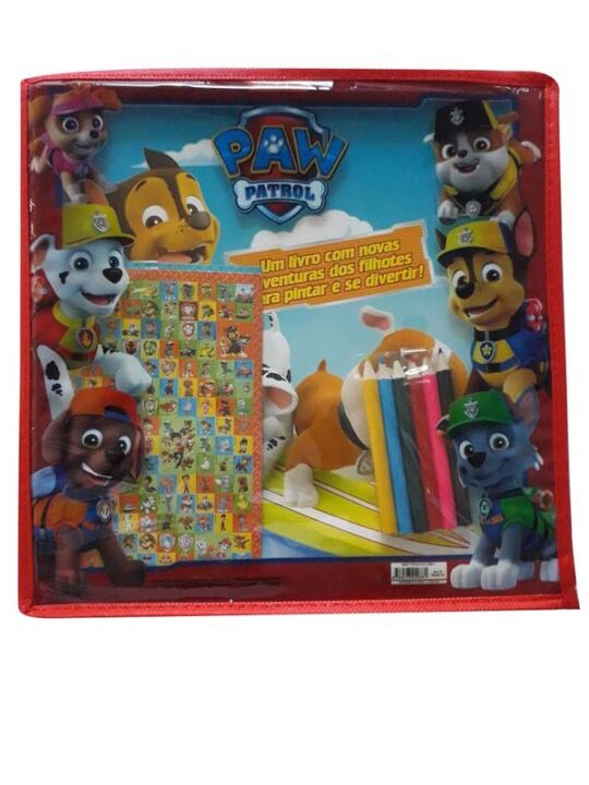 Capa do livro Patrulha Canina Pinte e Brinque - Vol. 01, de Editora On-Line