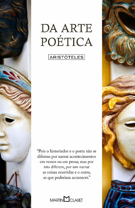 Capa do livro Da Arte Poética, de Aristoteles