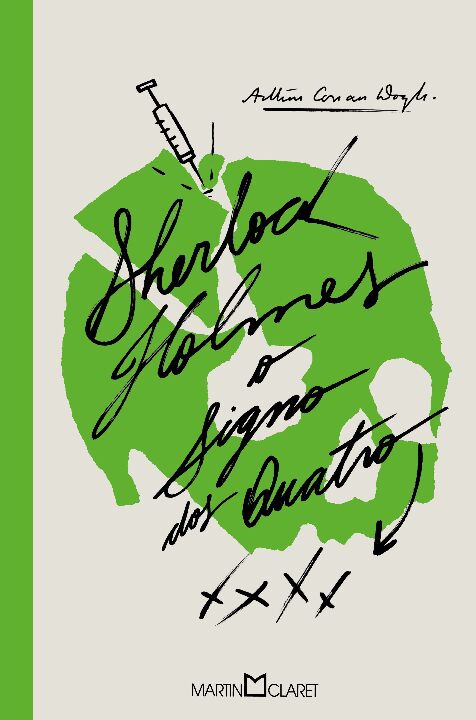 Capa do livro O Signo dos Quatro, de Arthur Conan Doyle