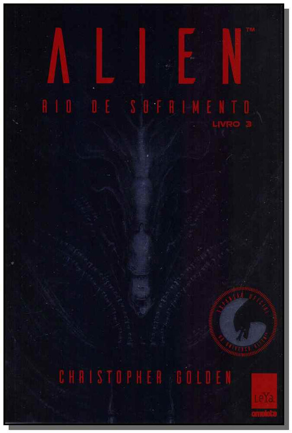 Capa do livro Alien: Rio de Sofrimento - Livro 03, de Christopher Golden