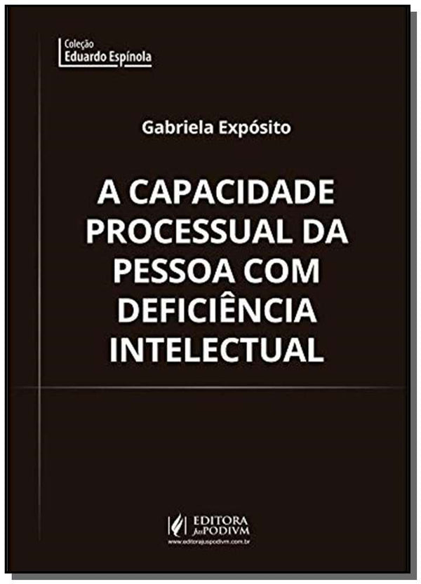 Capa do livro A Capacidade Processual da Pessoa com Deficiência Intelectual, de Gabriela (Autor) Exposito