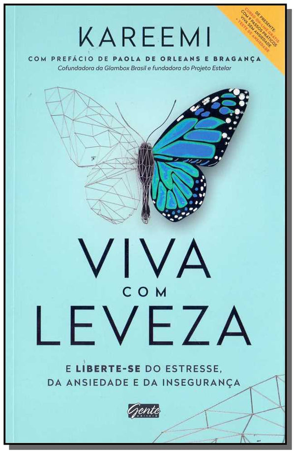 Capa do livro Viva com Leveza, de Kareemi