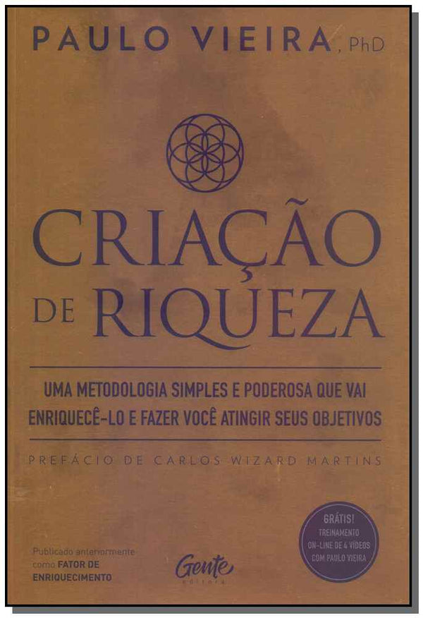Capa do livro Criação de Riqueza, de Paulo Vieira