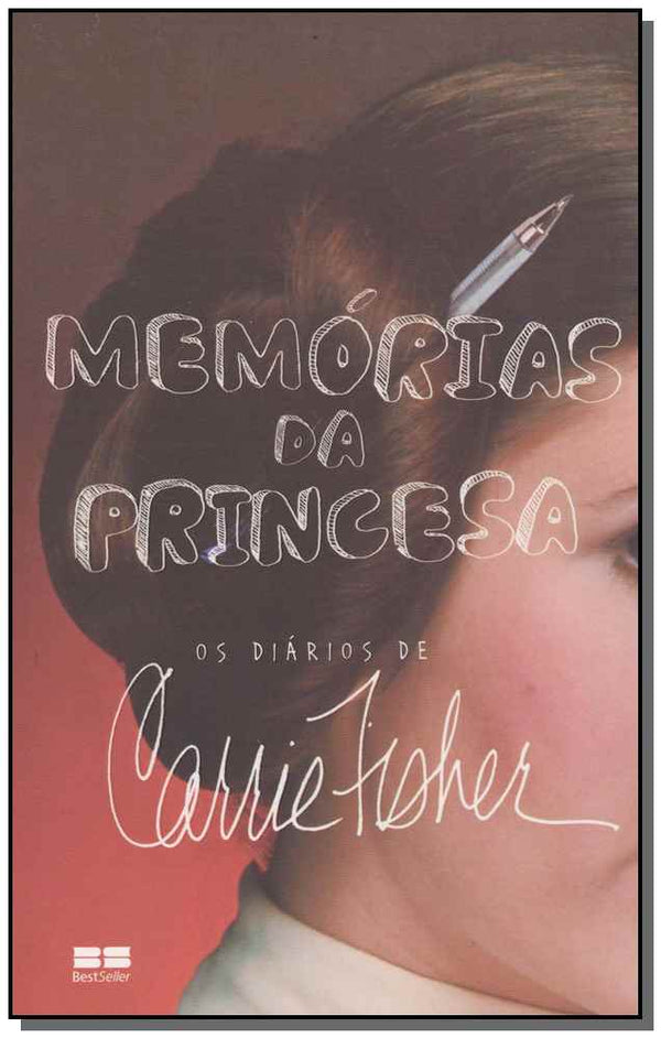 Capa do livro Memorias da Princesa: Os Diarios de Carrie Fisher, de Carrie Fisher