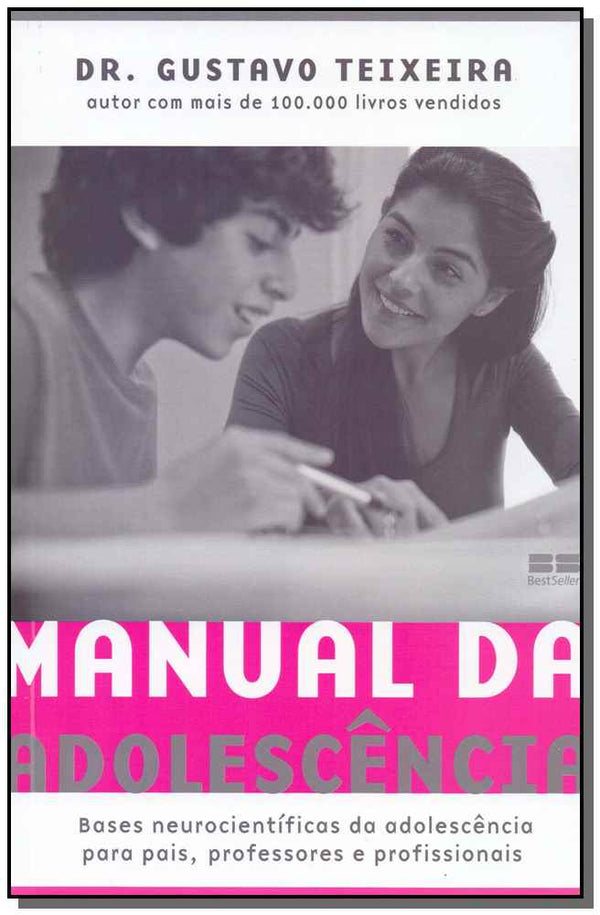 Capa do livro Manual da Adolescencia, de Dr. Gustavo Teixeira