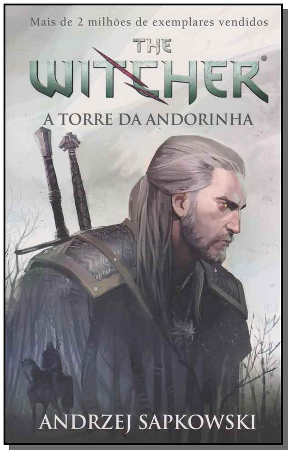 Capa do livro The Witcher - A Torre da Andorinha - Vol. 06 - (Capa Jogo), de Andrzej Sapkowski