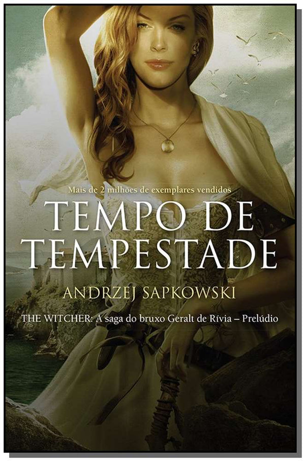 Capa do livro The Witcher - Tempo de Tempestade, de Andrzej Sapkowski