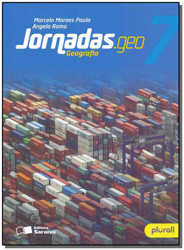 Capa do livro Jornadas.geo - Geografia - 7° Ano - 03ed/16, de Marcelo Moraes Paula, Angela Rama