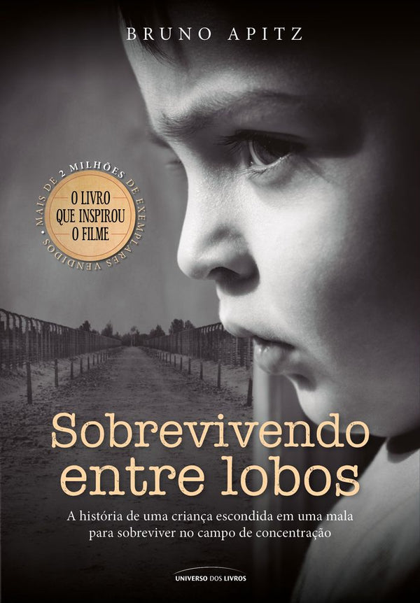 Capa do livro Sobrevivendo Entre Lobos, de Bruno Apitz
