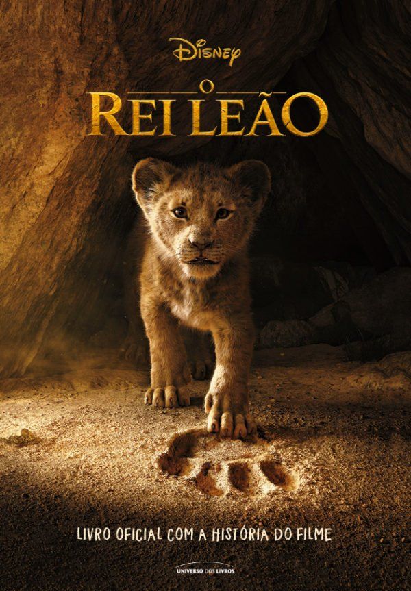 Capa do livro O Rei Leão - Livro Oficial do Filme, de Elizabeth Rudnick