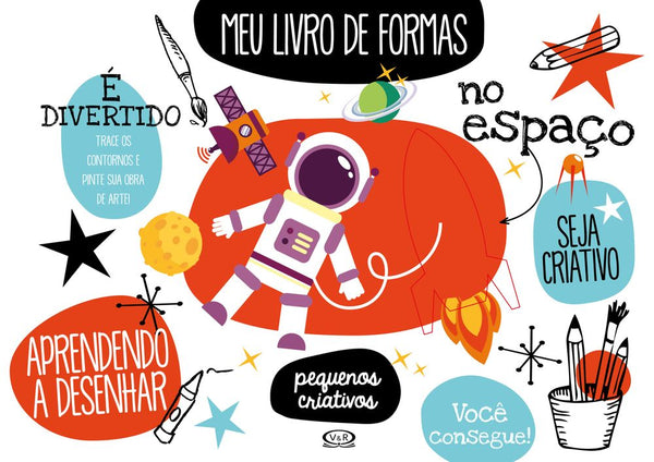 Capa do livro Meu Livro de Formas: No Espaco, de Editora Vergara e Riba