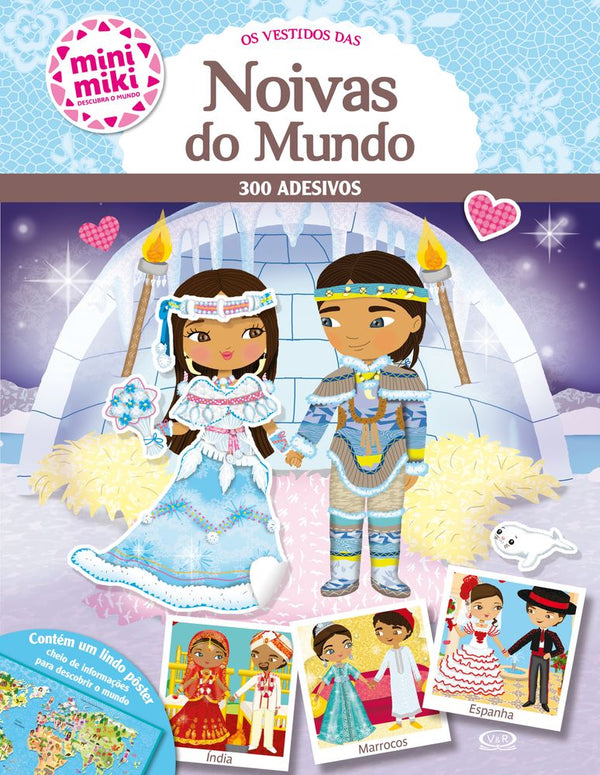 Capa do livro Os Vestidos das Noivas do Mundo, de Playbac Editions