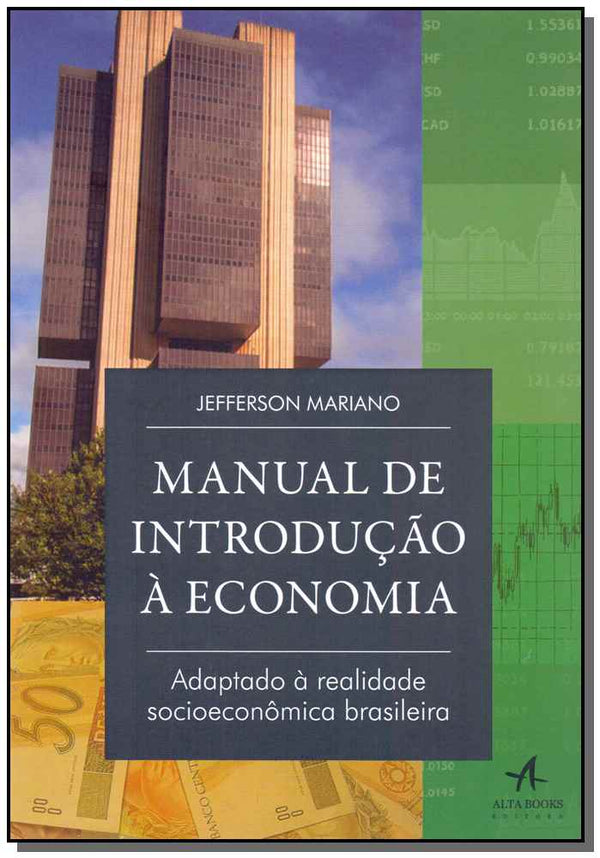 Capa do livro Manual de Introdução a Economia, de Jefferson Mariano