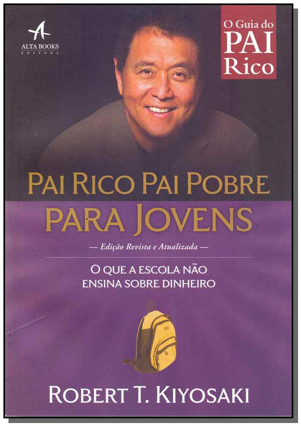 Capa do livro Pai Rico, Pai Pobre para Jovens, de Robert T. Kiyosaki