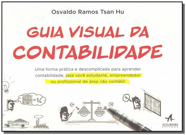 Capa do livro Guia Visual da Contabilidade, de Osvaldo Ramos Tsan Hu