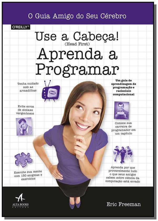 Capa do livro Use a Cabeça! Aprenda a Programar, de Eric Freeman