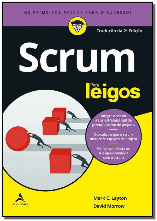 Capa do livro Scrum para Leigos, de David Morrow, Mark C. Layton