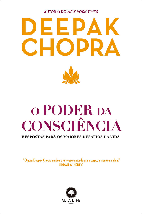 Capa do livro O Poder da Consciência, de Deepak Chopra