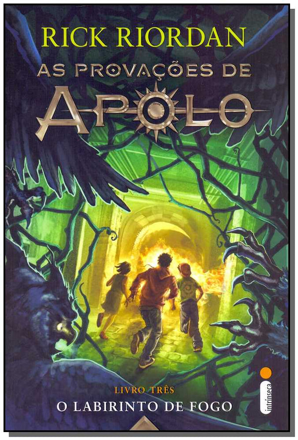 Capa do livro Labirinto de Fogo, o - Livro 3, de Rick Riordan