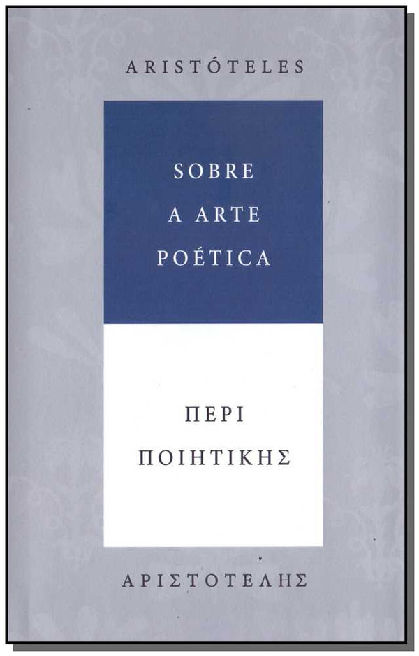 Capa do livro Sobre a Arte Poética, de Aristoteles