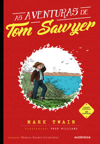 Capa do livro Aventuras de Tom Sawyer, as - (Autentica), de Mark Twain