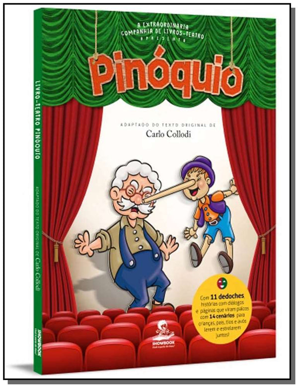 Capa do livro Pinóquio, de Carlo Collodi