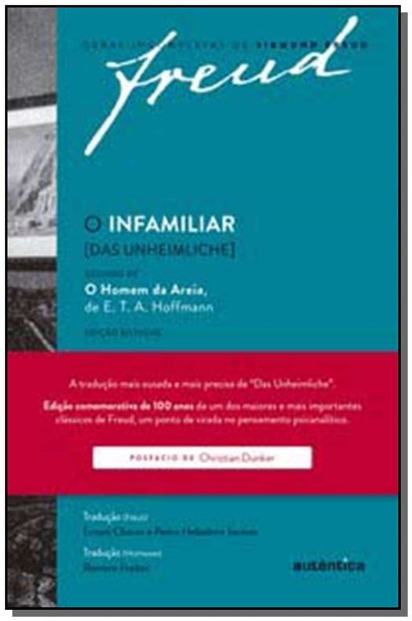 Capa do livro Infamiliar, o - Ed. Bilíngue (1919-2019), de Sigmund Freud