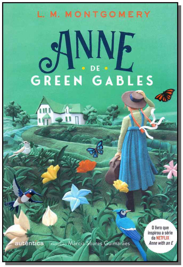 Capa do livro Anne de Green Gables, de Lucy Maud Montgomery