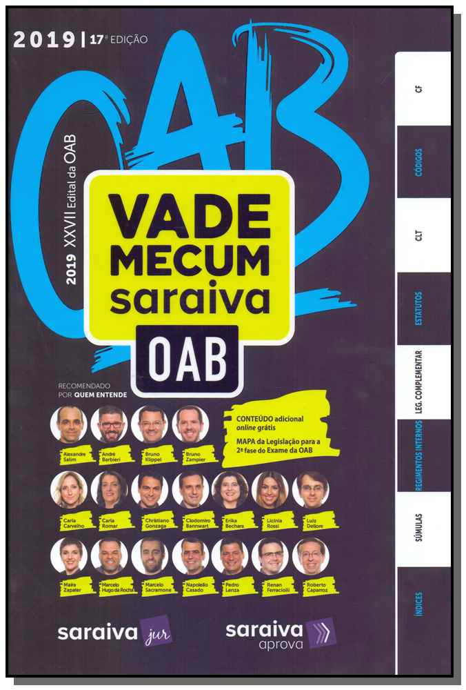 Vade Mecum Oab Saraiva - 17ed/19