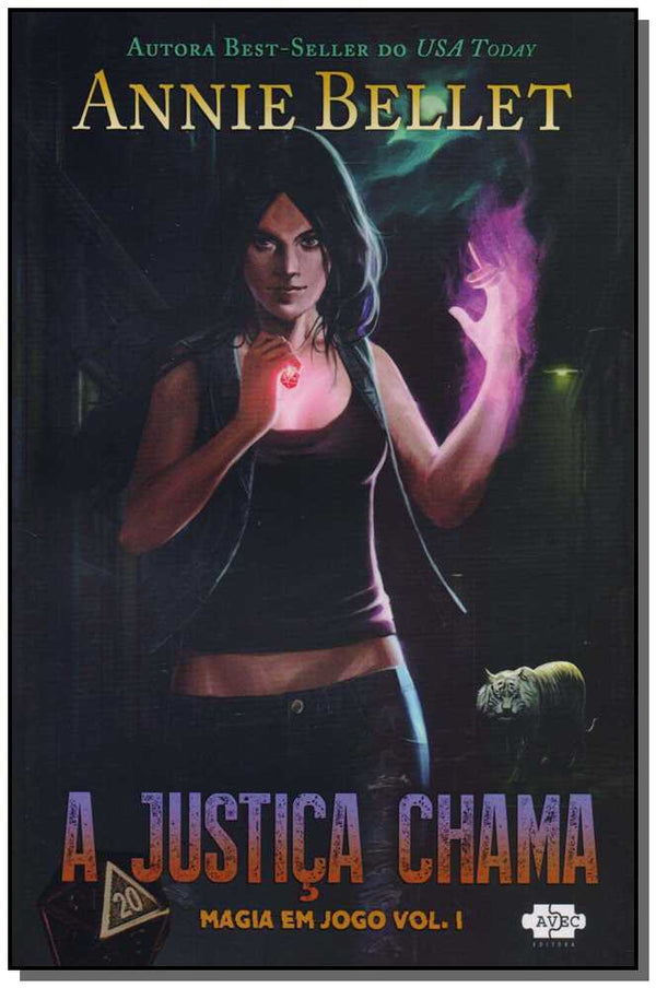 Capa do livro Justiça Chama, o - Magia em Jogo Vol. I, de Annie Bellet