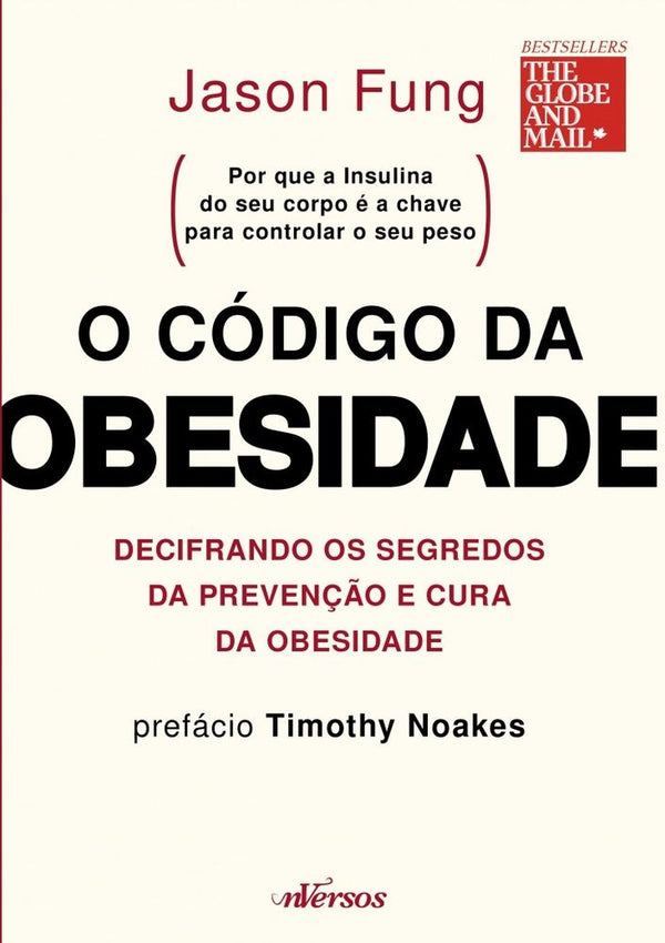 Capa do livro O Código da Obesidade, de Jason Fung