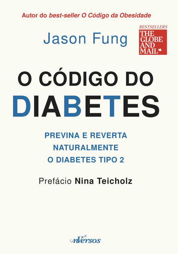 Capa do livro O Código do Diabetes, de Jason Fung