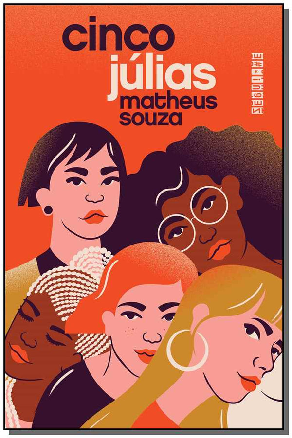 Capa do livro Cinco Júlias, de Matheus Souza