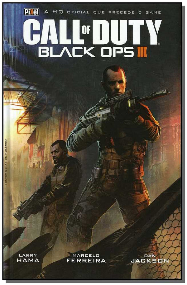 Capa do livro Call Of Duty - Black Ops III, de Larry Hama